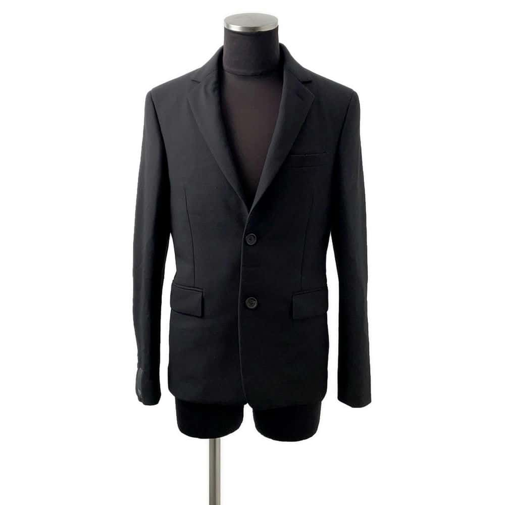 FENDI Tailored Jacket Size Chronomat 44 Black FJ0853 Wool 98% Polyurethane2%