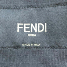 Load image into Gallery viewer, FENDI Tailored Jacket Size Chronomat 44 Black FJ0853 Wool 98% Polyurethane2%
