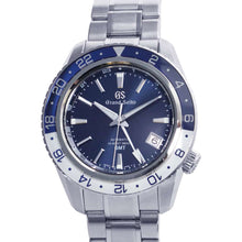 将图像加载到图库查看器中，SEIKO Grand SEIKO Mechanical Hi-Beat W44.2mm Stainless Steel Midnight Blue Dial SBGJ237
