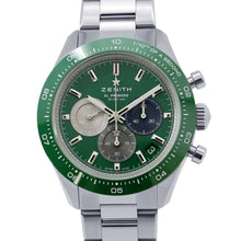 将图像加载到图库查看器中，ZENITH Chronomaster Sports W41mm Stainless Steel Green Dial 03.3119.3600/56.M3100
