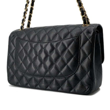 Load image into Gallery viewer, CHANEL Matelasse W Flap ChainShoulder Bag Black A58600 Caviar Leather Size 30
