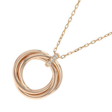 将图像加载到图库查看器中，CARTIER Trinity Necklace 2009 Christmas Limited B3044700 18K Pink Gold
