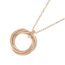 将图像加载到图库查看器中，CARTIER Trinity Necklace 2009 Christmas Limited B3044700 18K Pink Gold
