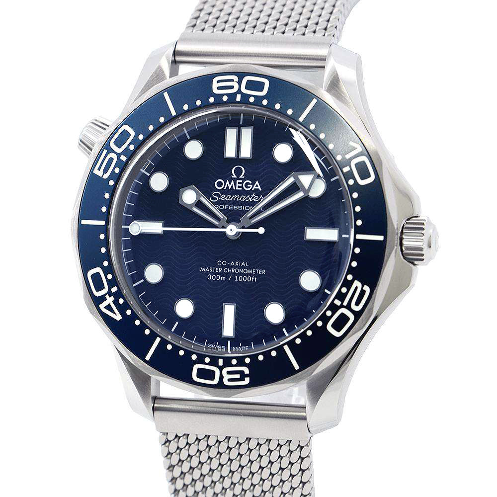 OMEGA Seamaster Diver 300M Co-Axial Master Chronometer Bond Movie 60th Anniversary W42mm Stainless Steel Blue Dial210.30.42.20.03.002