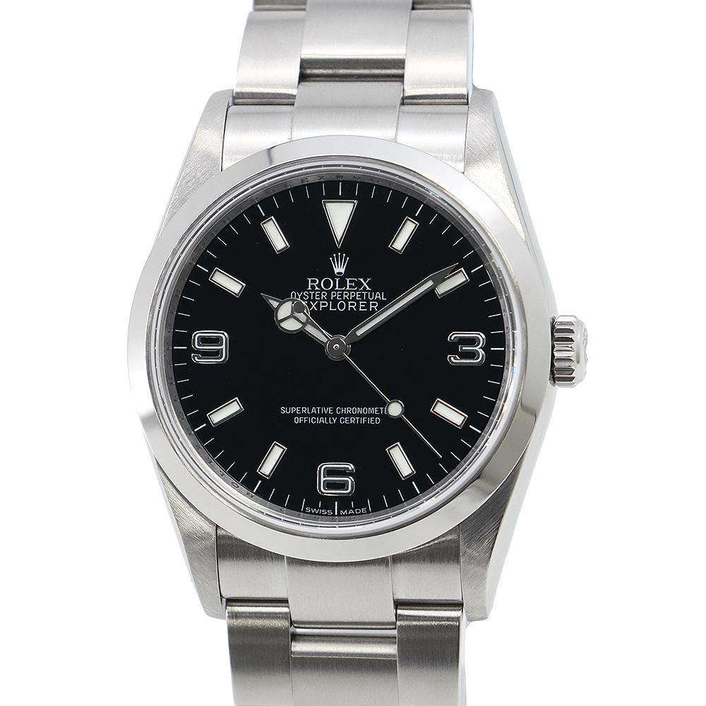 ROLEX Explorer I W36mm Stainless Steel Black Dial 114270