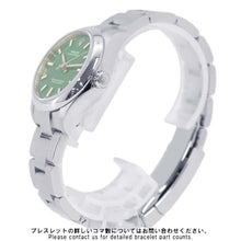 将图像加载到图库查看器中，ROLEX Oyster Perpetual W31mm Stainless Steel Green Dial 277200
