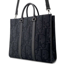 将图像加载到图库查看器中，Dior East West Tote Bag Black1ESSH232YXL_H03E Canvas Leather
