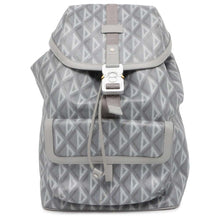 将图像加载到图库查看器中，Dior Backpack HIT THE ROAD Gray 1ESBA021CDP PVC Calf Leather Size Small
