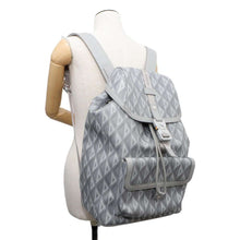 将图像加载到图库查看器中，Dior Backpack HIT THE ROAD Gray 1ESBA021CDP PVC Calf Leather Size Small
