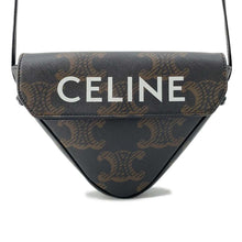 将图像加载到图库查看器中，CELINE Triomphe Shoulder Bag Brown 195902BZK PVC
