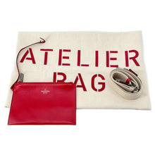 Load image into Gallery viewer, Valentino Garavani Atelier Tote Bag Beige/Red Canvas Leather
