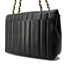 Load image into Gallery viewer, CHANEL Mademoiselle ChainShoulder Bag Black Caviar Leather
