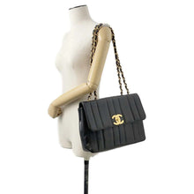 Load image into Gallery viewer, CHANEL Mademoiselle ChainShoulder Bag Black Caviar Leather
