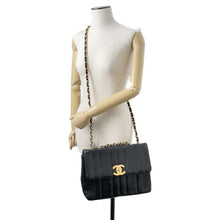 Load image into Gallery viewer, CHANEL Mademoiselle ChainShoulder Bag Black Caviar Leather
