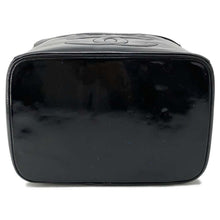 Load image into Gallery viewer, CHANEL Vanity 2way Bag Black Patent Leather
