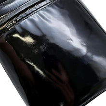 将图像加载到图库查看器中，CHANEL Vanity 2way Bag Black Patent Leather
