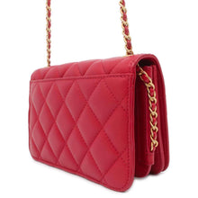 Load image into Gallery viewer, CHANEL Matelasse Full Flap ChainShoulder Bag Red AS0148 Lambskin
