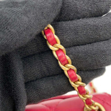 Load image into Gallery viewer, CHANEL Matelasse Full Flap ChainShoulder Bag Red AS0148 Lambskin
