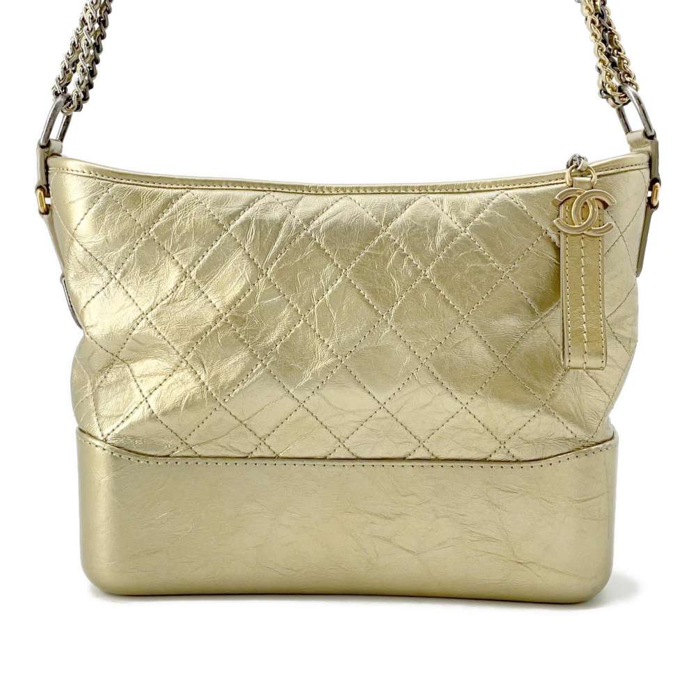 CHANEL Gabriel Hobo Bag GoldA93824 Lambskin