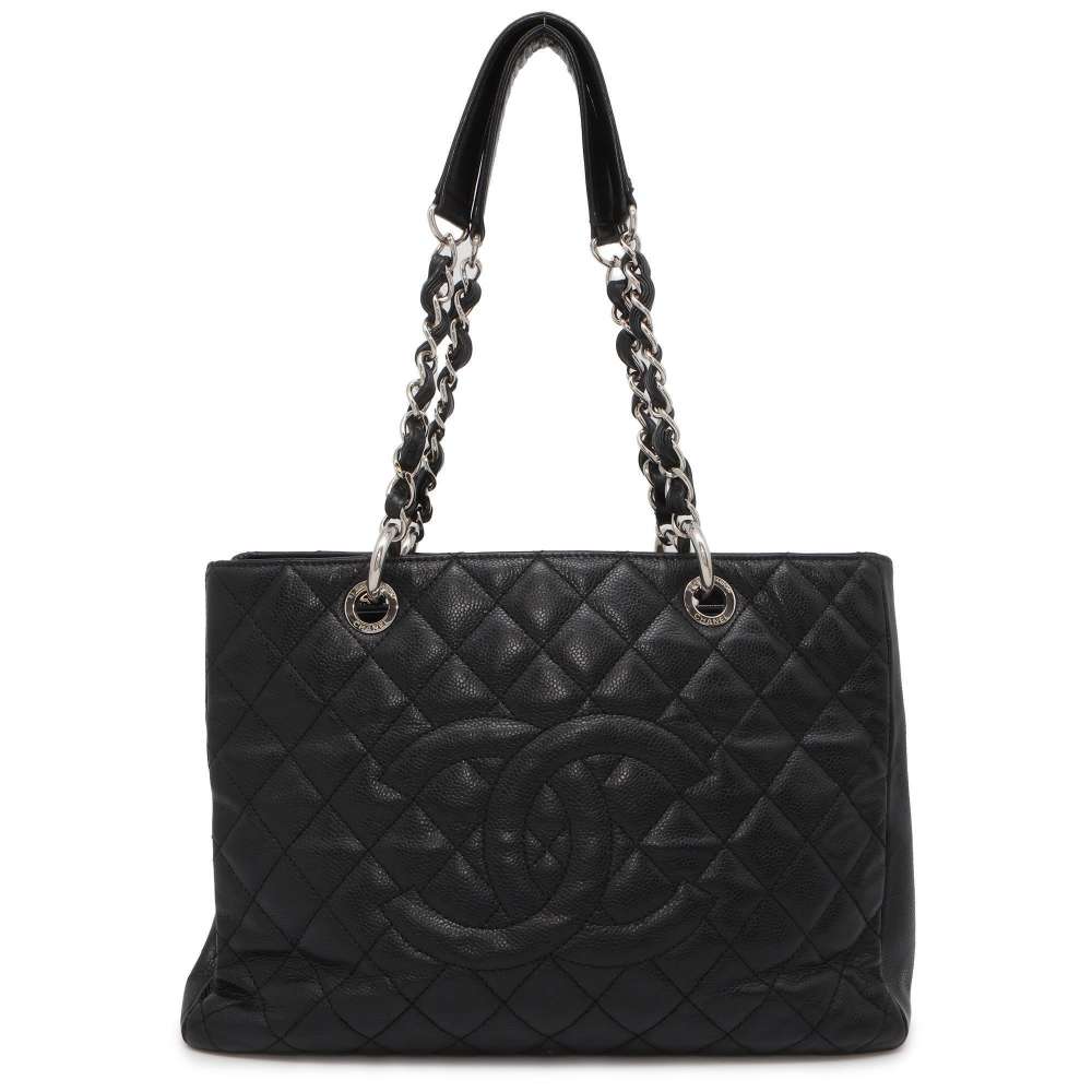 CHANEL Matelasse GSTTote Bag BlackA50995 Caviar Leather