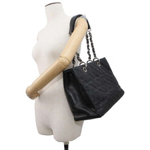 将图像加载到图库查看器中，CHANEL Matelasse GSTTote Bag BlackA50995 Caviar Leather
