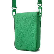 Load image into Gallery viewer, LOUIS VUITTON SPadlock Vertical Wearable Wallet Green M81525 Taurillon
