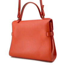 将图像加载到图库查看器中，Delvaux Tempate OrangeAA0611AMF0 Leather Size MM
