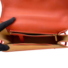 将图像加载到图库查看器中，Delvaux Tempate OrangeAA0611AMF0 Leather Size MM
