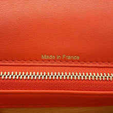 将图像加载到图库查看器中，Delvaux Tempate OrangeAA0611AMF0 Leather Size MM
