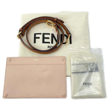 将图像加载到图库查看器中，FENDI I see you Peekaboo Brown 8BN321 Leather Size Medium
