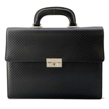 Load image into Gallery viewer, GUCCI Diamante Briefcase Black 201849 Leather
