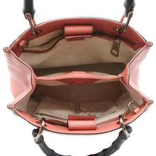 Load image into Gallery viewer, GUCCI Bamboo2wyHandbag Pink 336032 Leather
