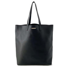 将图像加载到图库查看器中，SAINT LAURENT PARIS Shopping Tote Bag Black 467946 Leather
