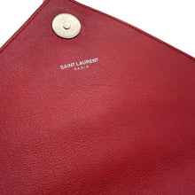 将图像加载到图库查看器中，SAINT LAURENT PARIS ChainShoulder Bag Red 403118 Leather
