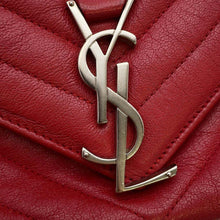 将图像加载到图库查看器中，SAINT LAURENT PARIS ChainShoulder Bag Red 403118 Leather
