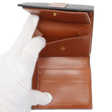 将图像加载到图库查看器中，CELINE Small Trifold Wallet Tan 10D572BZ9.04LU PVC Coated Canvas
