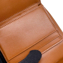 将图像加载到图库查看器中，CELINE Small Trifold Wallet Tan 10D572BZ9.04LU PVC Coated Canvas
