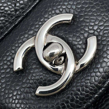 Load image into Gallery viewer, CHANEL Jumbo Matelasse Single Flap ChainShoulder Bag Black Caviar Leather
