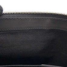 将图像加载到图库查看器中，BALENCIAGA Navy clip Black/Beige 373834 Canvas Leather Size M
