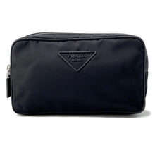 Load image into Gallery viewer, PRADA Logo Crossbody Bag Black 2VL977 Nylon
