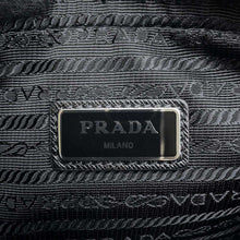 Load image into Gallery viewer, PRADA Logo Crossbody Bag Black 2VL977 Nylon
