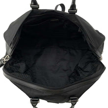 Load image into Gallery viewer, PRADA 2way Travel Bag Black Nylon Leather
