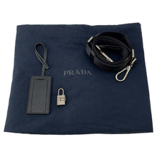 Load image into Gallery viewer, PRADA 2way Travel Bag Black Nylon Leather
