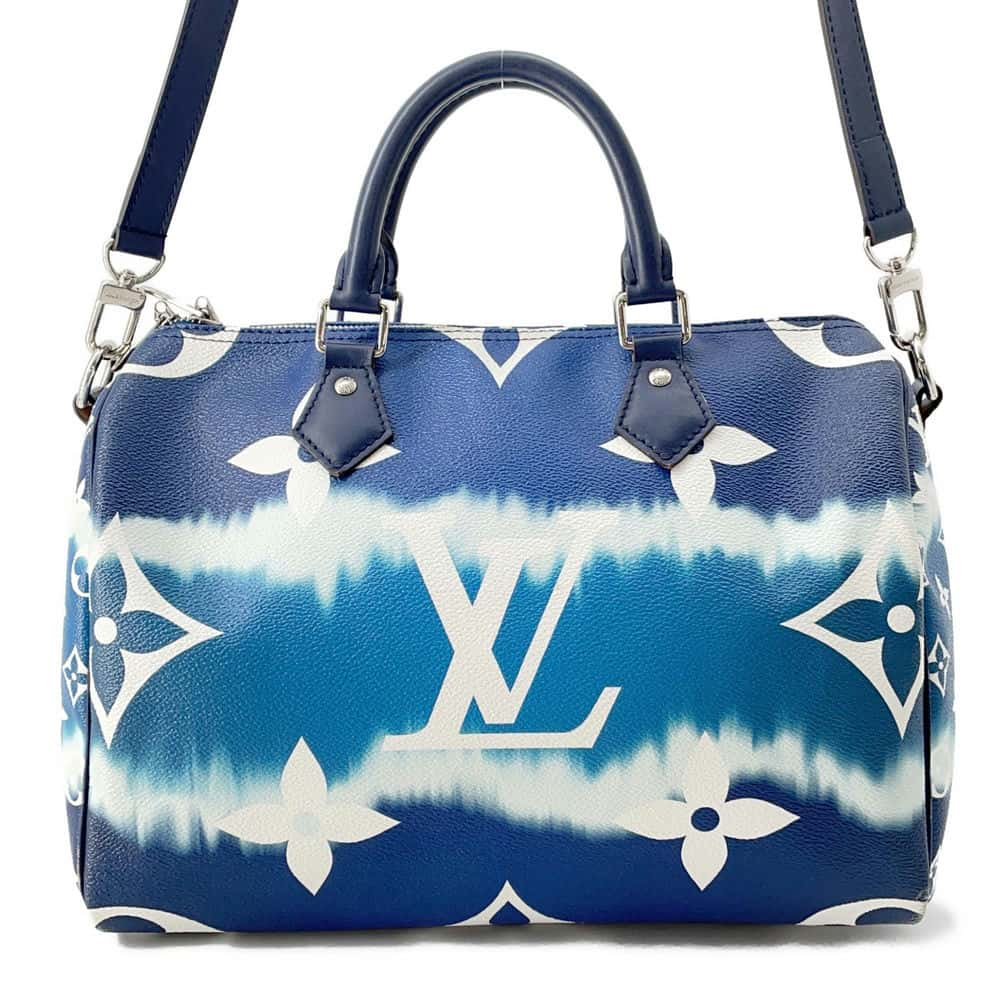 LOUIS VUITTON Speedy Bandouliere BlueM45146 Monogram Monogram / Giant LV Escale Size 30