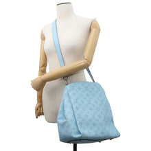 将图像加载到图库查看器中，LOUIS VUITTON Babylone Ice blue M50907 Mahina Size PM
