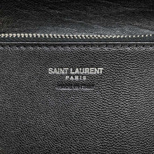 将图像加载到图库查看器中，SAINT LAURENT PARIS Chain Wallet Star Motif Black 360935 Leather
