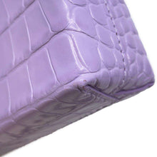 将图像加载到图库查看器中，BALENCIAGA Large shopping bag lilac 693805 Embossed Leather
