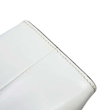 将图像加载到图库查看器中，PRADA Handbag 1995 Re Edition White 1BA350 BrushedLeather Size Medium
