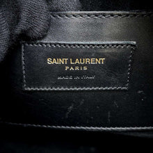 Load image into Gallery viewer, SAINT LAURENT PARIS Baby Duffle Shoulder Bag Black 330958 Leather
