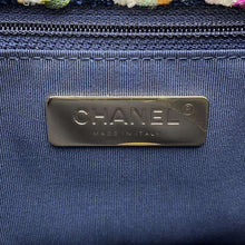 将图像加载到图库查看器中，CHANEL CHANEL19 ChainShoulder Bag Blue/WhiteAS1160 Tweed
